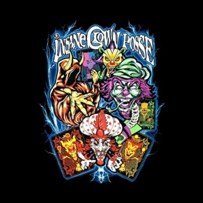 Card Game Throw Pillow Official Insane Clown Posse Merch