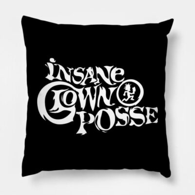 Ins Text White Throw Pillow Official Insane Clown Posse Merch