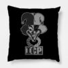 Grey Insan Throw Pillow Official Insane Clown Posse Merch