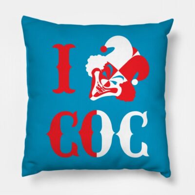 I Love Coc Throw Pillow Official Insane Clown Posse Merch