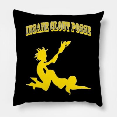 Insane Clout Posse Great Milenko Hollywood Throw Pillow Official Insane Clown Posse Merch