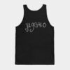 Dark And Gritty Juggalo Text Sketchy Design Tank Top Official Insane Clown Posse Merch