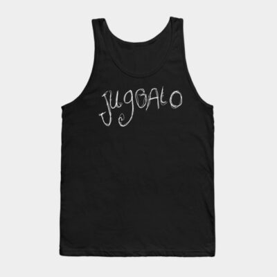 Dark And Gritty Juggalo Text Sketchy Design Tank Top Official Insane Clown Posse Merch